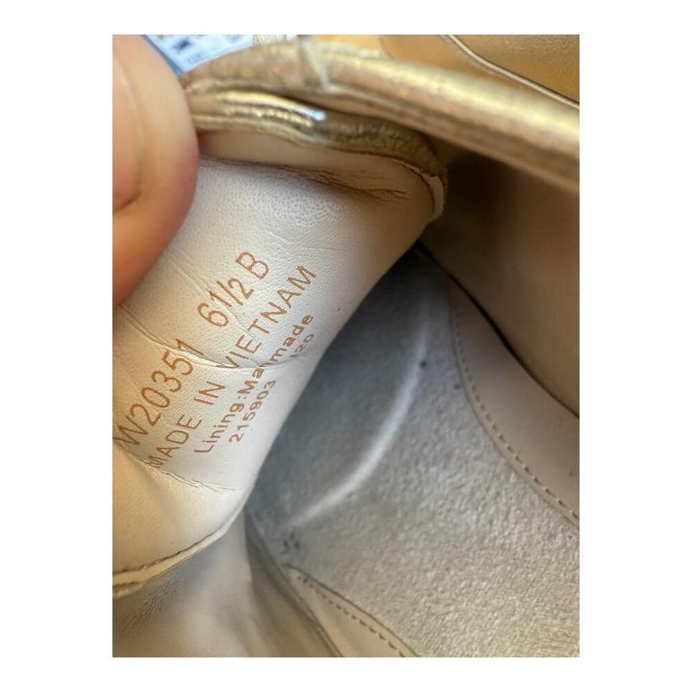 Cole Haan Arden Gold Leather Cap Toe Oxford Women size 6.5 - Picture 4 of 7